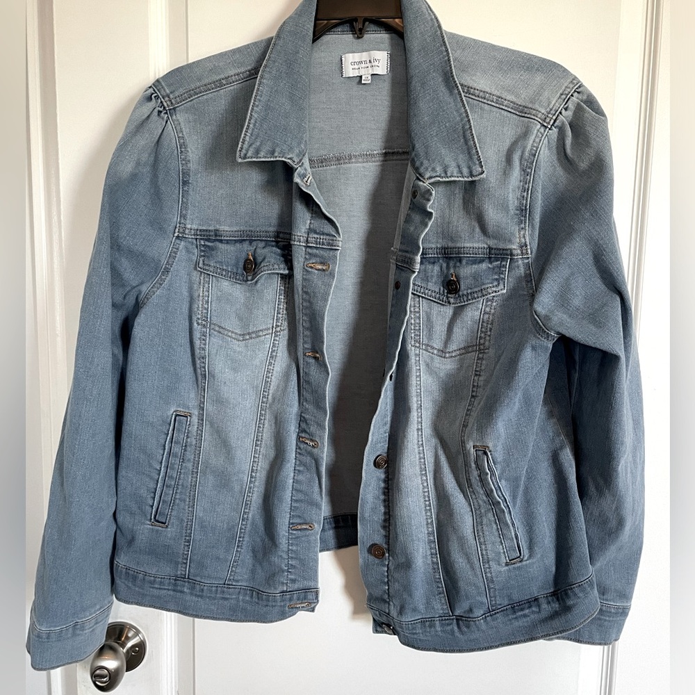 WOMENS PLUS JEAN JACKET 2X
